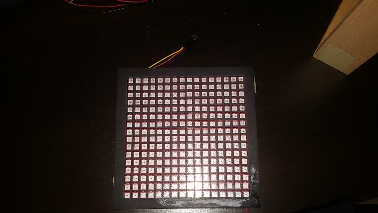 Grid on led matrix