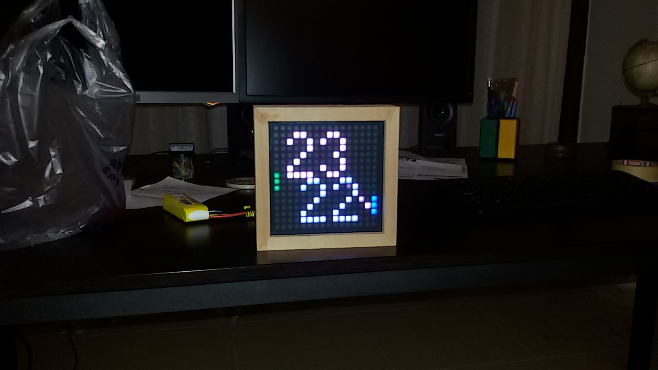 test with Plexiglas diffuser