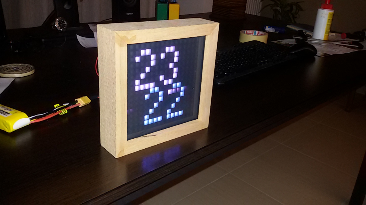 test tinted Plexiglas closeup